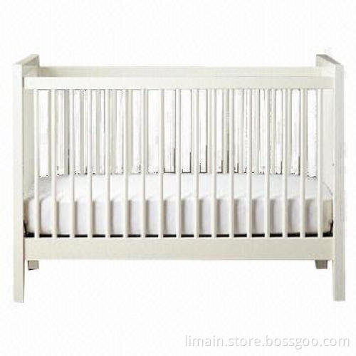 Babies' Crib with ASTM and CPSC Marks, 16.75-inch Mattress Height